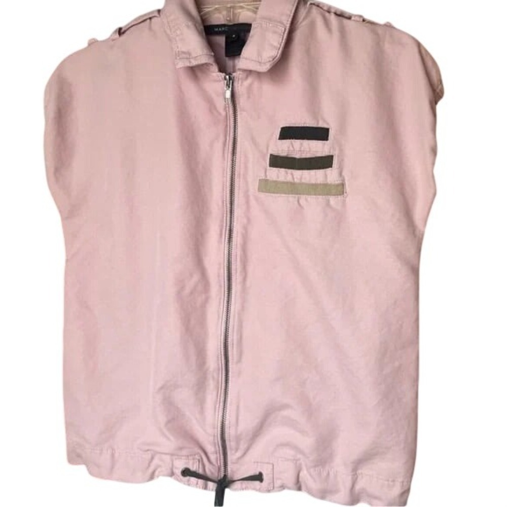 Marc Jacobs Pink Zippered Top, 4‎